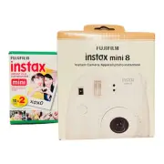 Fujifilm instax mini 8 Instant Camera White + Film 20 Sheets Photography Photos