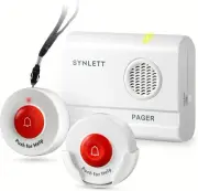 2 Wireless Call Buttons for Elderly Monitoring SOS Alert