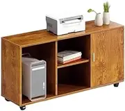 File Cabinet Simple Drawer Cabinet Large Capacity Wooden Short Cabinet Office Sideboard File Organizer Storage Cabinet Office Drawer