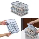 Egg Container for Refrigerator 18/24 Count Egg Holder for Fridge Clear Egg ‽‽
