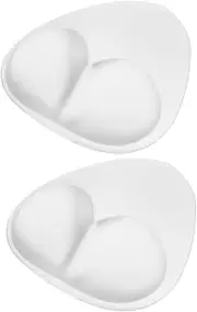 [LIFKOME] 1 Pair Sports Bra Pad Inserts Cups for Yoga Swim Bikini Bra Water Resistant Soft Comfortable Discreet