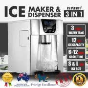 3L Portable Water Dispenser Ice Cube Maker Machine Home Commercial Fast Freezer