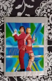 Mike Myers & Heather Graham Signed 8 X 10 Photo With COA - Austin Powers