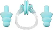 Swimming Ear Plugs For Kids,Swimming Nose Clip | Silicone Swim Ear Plugs, Water Sports Earplugs, Ear Covers For Swimming, Waterproof Protection For Boys & Girls