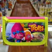 Dreamworks Trolls Poppy & Friends Children girl's Tri Fold Wallet (Pink)