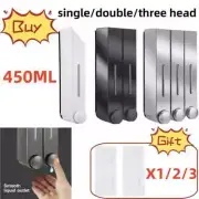 Liquid Soap Dispenser Wall Mounted Shower Soap Shampoo Dispenser Toilet Shower G