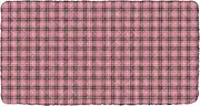 Buffalo Plaid Tartan Check Scotland Peach Black White Kids Travel Bed Sheet Waterproof Cot Sheet for Toddler Cot Bed for Children Camping Cot 50'' x 25'' (Sheet,Bed Not Included)