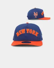 [New Era] New Era New York Mets 'Chenille' Golfer Snapback Light Royal - Size ONE ONE Light Royal