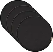 Set of 2/4/6 Round Chair Pads, Non-Slip Comfortable Seat Cushions, Memory Foam Chair Cushions for Dining Kitchen Bistro Bar Patio Garden Porch Lawn(G,4pcs 40cm/15.7inch)