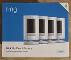 Ring Stick Up Cam - Battery - 4 Pack - Wireless Security Cameras