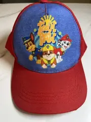 Paw Patrol Toddler Infant Baseball Cap Snap Back Nickelodeon Blue Red With Tags