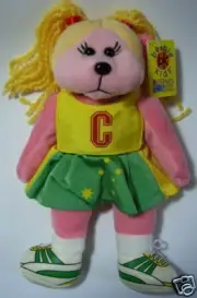 SKANSEN BEANIE KID "PIVOT C THE NETBALLER BEAR" NEW WITH MINT TAG