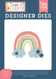 Echo Park Paper LITTLE DREAMER GIRL Dreamy Rainbow Die Set (LD237040)