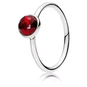 Authentic Pandora July Droplet Ring #191012SRU-54 size 7