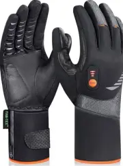 Luckcolor Heated Gloves Men Women Winter Warm Glove Arthritis Raynaud's Size XL