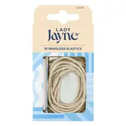 Lady Jayne Blonde Snagless Elastics - 18 Pack