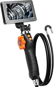 Large LED 5" IPS Screen Endoscope Inspection Camera 6.4mm Borescope Pipe Camera
