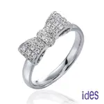 IDES愛蒂思 浪漫蝴蝶結設計款鑽石戒指