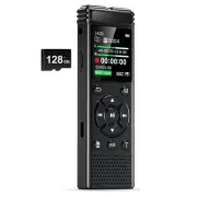136GB Digital Voice Recorder, One Click Record, 7000 Hours Sound, PCM Recordi...