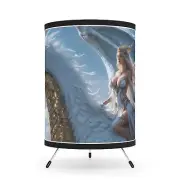 Dragon Lady Tripod Lamp, Unique Lighting, Home Décor, Gift, Modern