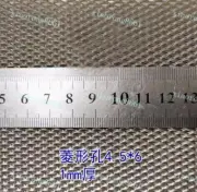 100mm X 100mm X 1mm New Metal Titanium Mesh Sheet Perforated Plate Expanded