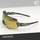 ADISI 偏光太陽眼鏡 AS23023 / 透明霧綠框 (茶色片)+金色REVO鍍膜