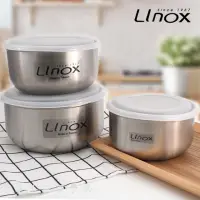 在飛比找momo購物網優惠-【LINOX】LINOX抗菌不鏽鋼六件式調理碗組x2組(抗菌
