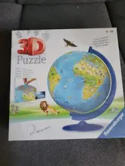 Ravensburger Factory Sealed 3D Puzzle Children's World Globe 180 Piece Jigsaw