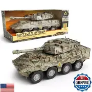 Lollipop U.S. Army Tank Vehicle Toy for Toddlers and Kids 3+ Friction Powered