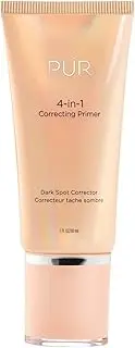 PUR Cosmetics 4-in-1 Correcting Primer Dark Spot Corrector - Lightweight, Pore Reducer Formula - Neutralizes Appearance of Fine Lines, Wrinkles, and Uneven Skin Tone - Cruelty Free, Vegan - 30 ml