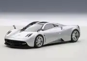 1/43 Pagani Huayra (Silver) with Showcase Diecast Car Model By AUTOart 58206