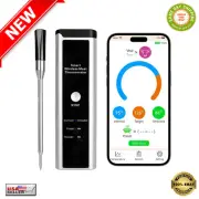 500-FT Range Bluetooth Wireless Meat Thermometer IPX7 Waterproof & Rechargeable