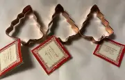 Three Christmas Tree 100% COPPER WILTON Cookie Cutter NWT Holiday