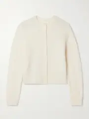 [DÔEN] DÔEN - Lilette Alpaca-blend Cardigan - Cream - x small x small Cream