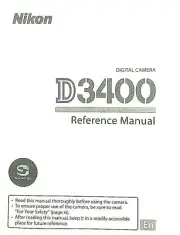 Nikon D3400 Digital Camera REFERENCE MANUAL (356 Page)