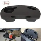 2X Clip On Side Table Tray Cup Holder For Sun Lounger Camping Outdoor Furniture