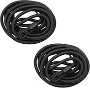 Set of 2 NUZAMAS 7mm Strong Elastic Rope Bungee Shock Cord Fishing Kayak Elastic Rope 3 Meter Paddle Tied Rope with Hooks Replacement Leash Kayaking Accessories