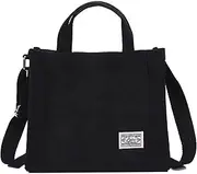 [Erhuoxz] The Tote Bag for Women Small Corduroy Satchel Bag Crossbody Shoulder Handbags Hobo Bag for Travel Work