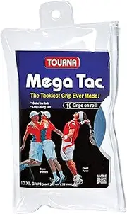 Tourna Mega Tac Extra Tacky Overgrip, 10-Pack