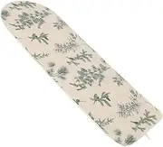 Mikinona Heat Resistant Ironing Board Cover Protector with Elasticized Edges for for Household Ironing Needs Design