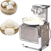 Steamed Bread Forming Machine, Dough Making Machine, 1500W Stainless Steel Commercial Steamed Bread Machine, 220V/50hz, 7-8 Pieces for Home, Restaurant, Factory