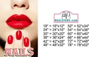 Nails 02 Photo-Realistic Paper Poster Salon Ad Sign Matte Non-Laminated Vertical