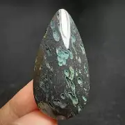 Natural Amygdaloidal Agate Cabochon 36x18x6mm High Quality 28 ct