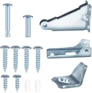Screen Door Closer Kit, Quality Steel Storm Replacement Parts Silver