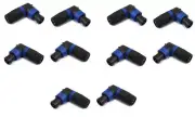 MR DJ SPAM-10 Speakon Compatible Right Angle PA/DJ Speaker Cable Connector (10 P