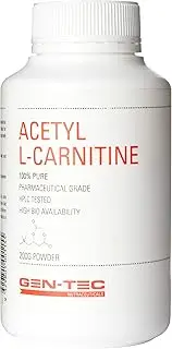 Gen-Tec Nutrition Acetyl L-Carnitine Powder, 200 Grams