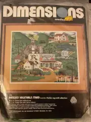 Dimensions NeedlePoint Kit / BUDZEN’S VEGETABLE STAND by Charles Wysocki #2141