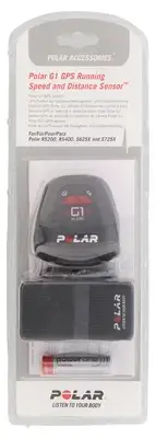 Polar G1 GPS Running Speed and Distance Sensor Set Black OS, Color: Black