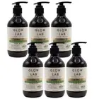 6x Glow Lab Antibacterial Hand Wash Lemongrass & Vetiver Soap 300ml