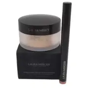 Laura Mercier Loose Setting Powder - Translucent Honey & Caviar Stick Eye Color